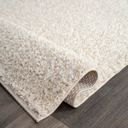 Nuloom Haisley Casual Shag Ozus01B Beige Area Rug