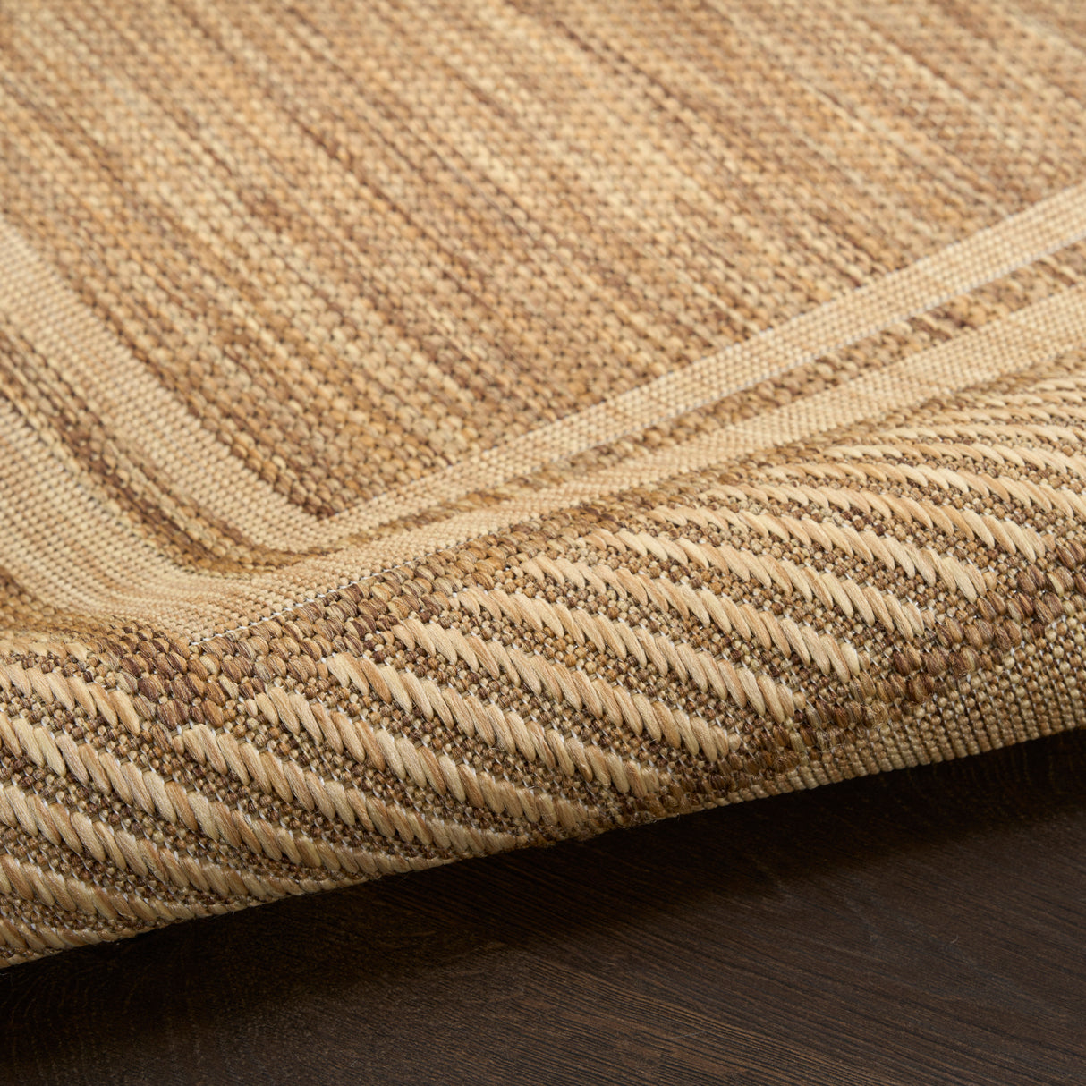 Nourison Horizon Indoor/Outdoor HOZ03 Natural Contemporary Area Rugs
