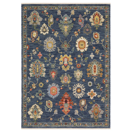 Oriental Weavers Sphinx LUCCA 2863B Blue Floral Rugs