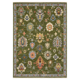 Oriental Weavers Sphinx LUCCA 2863E Green Floral Rugs