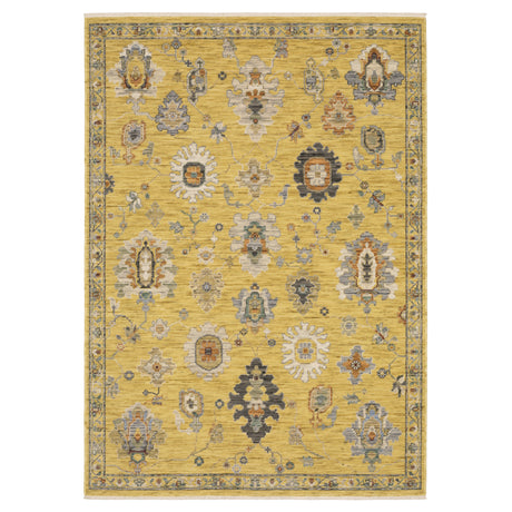 Oriental Weavers Sphinx LUCCA 2863G Yellow Floral Rugs