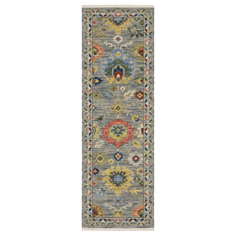 Oriental Weavers Sphinx LUCCA 2888G Grey Floral Rugs