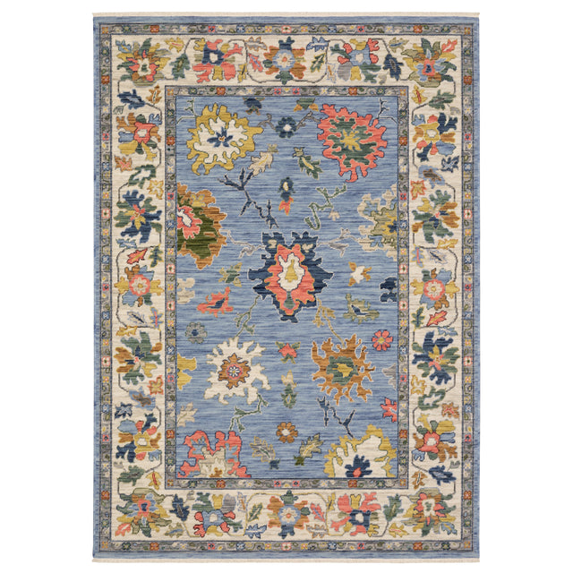 Oriental Weavers Sphinx LUCCA 2889A Blue Floral Rugs