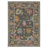 Oriental Weavers Sphinx LUCCA 2889E Grey Floral Rugs