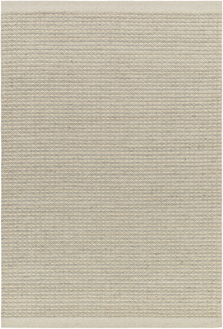 Surya Lumi Lum-2301 Cream, Light Gray, Black Rug.