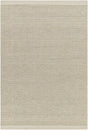 Surya Lumi Lum-2301 Cream, Light Gray, Black Rug.