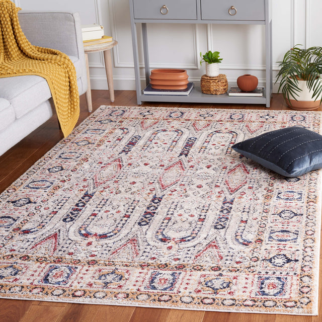 Safavieh Luna Lun101B Beige/Blue Rust Rug.