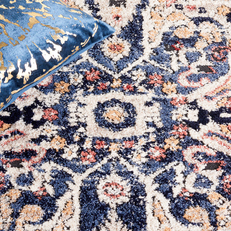 Safavieh Luna Lun103N Navy/Beige Rug.