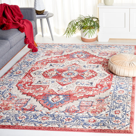 Safavieh Luna Lun105B Beige/Blue Rust Rug.