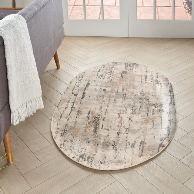 Nourison Quarry Qua01 Beige/Grey Rug