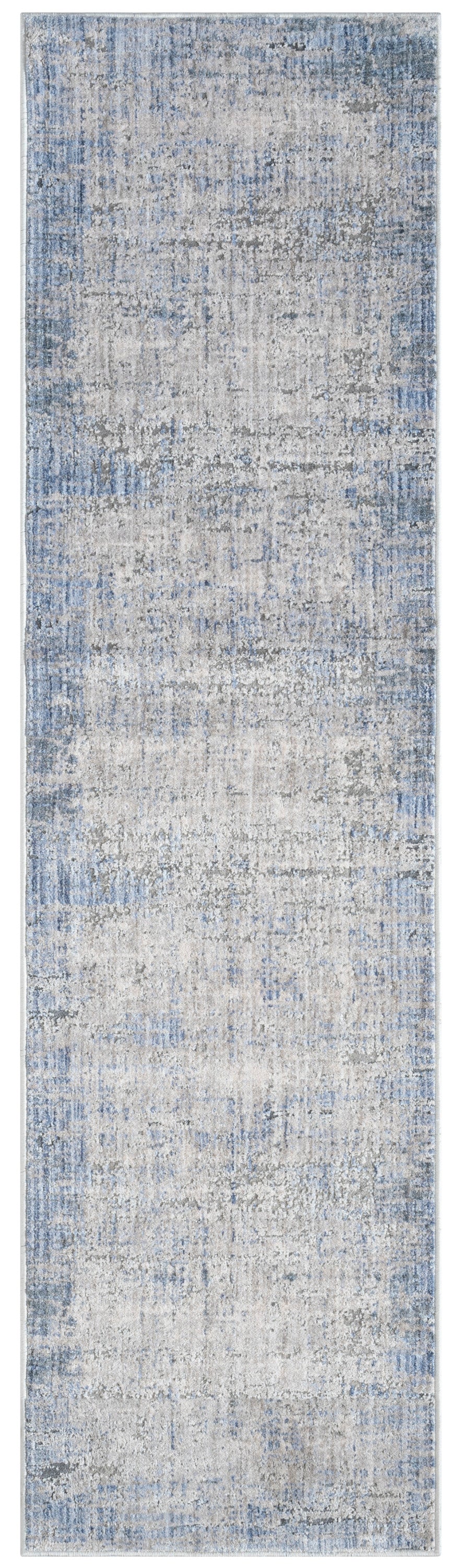 Nourison Abstract Hues Abh02 Blue Grey Area Rug