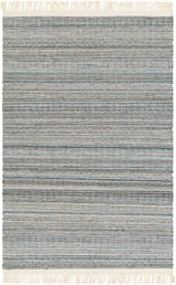 Surya Lily Lyi-2306 Beige, Charcoal, Bright Blue, Medium Brown Rug.