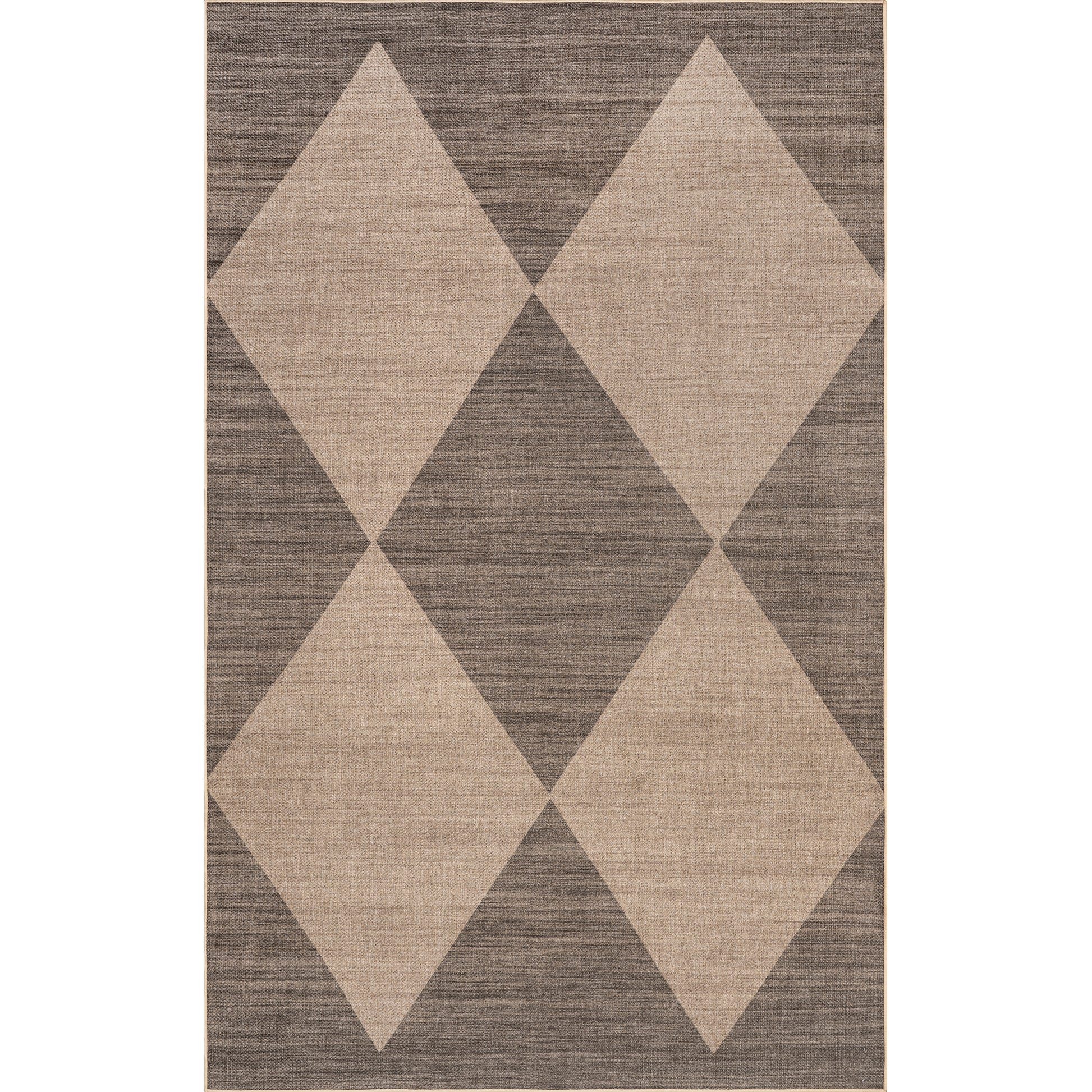 Nuloom Simple Diamond Easy Biwl19B Brown Area Rug