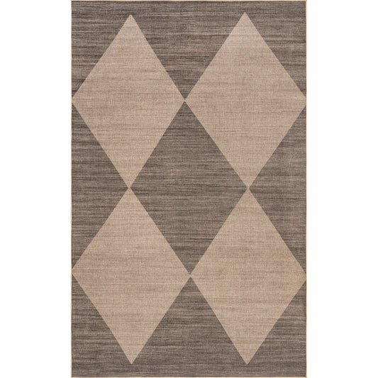 Nuloom Simple Diamond Easy Biwl19B Brown Area Rug