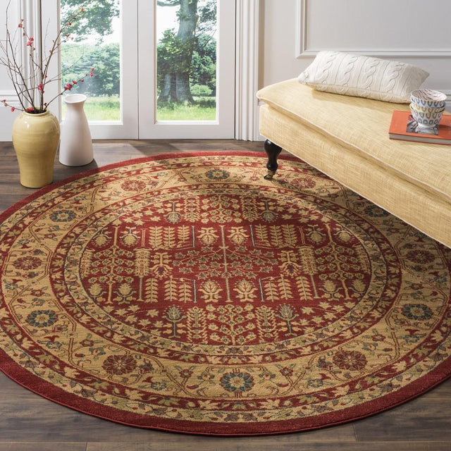 Safavieh Mahal Mah697A Red / Natural Rugs