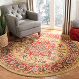 Safavieh Mahal Mah698A Red / Natural Rugs