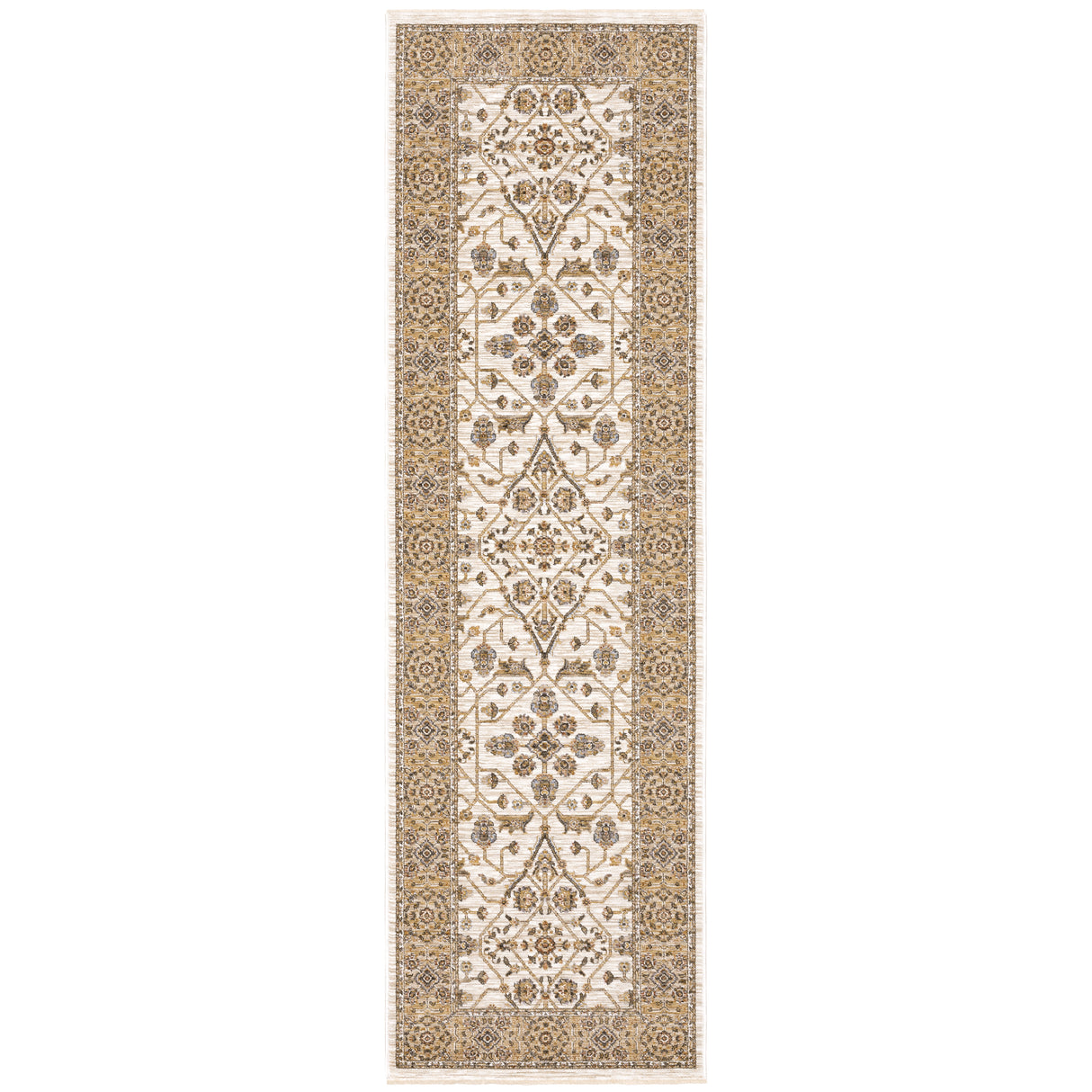 Oriental Weavers Sphinx Maharaja 001J1 Ivory/Gold Rugs