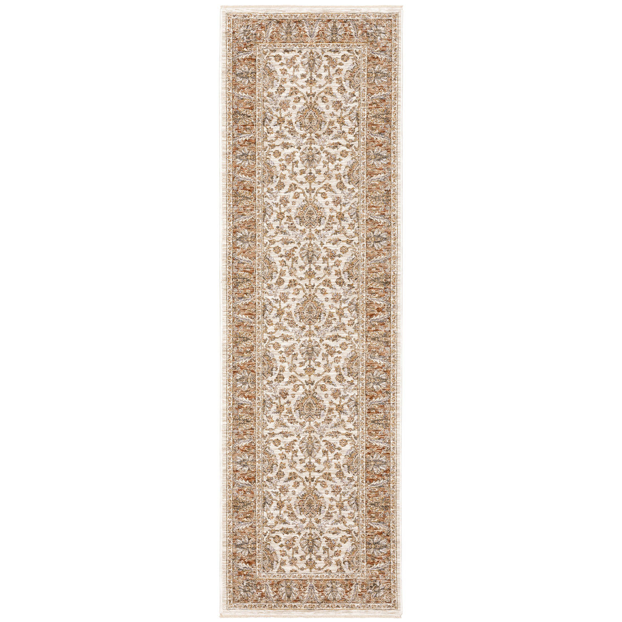 Oriental Weavers Sphinx Maharaja 5091Q Ivory/Rust Rugs