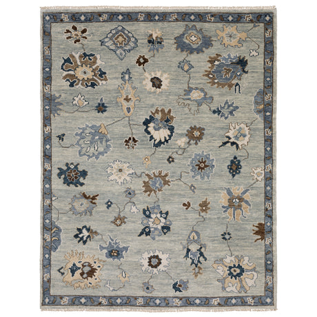 Oriental Weavers Sphinx MAJORCA MAJ06 Blue Floral Rugs