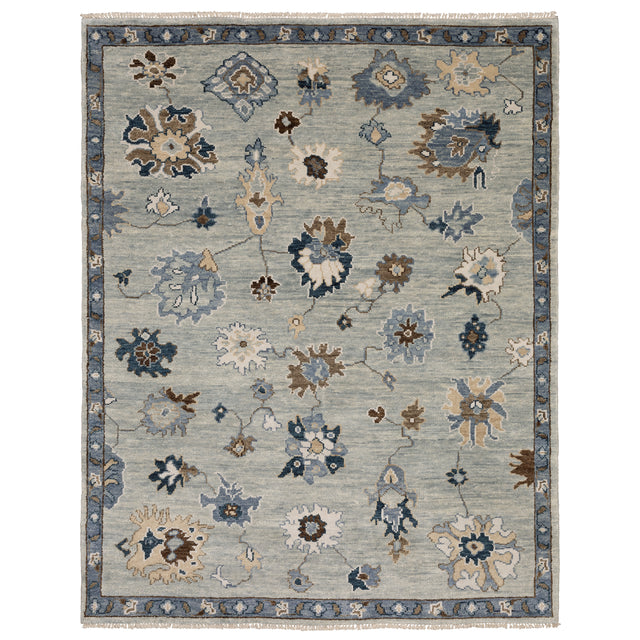 Oriental Weavers Sphinx MAJORCA MAJ06 Blue Floral Rugs