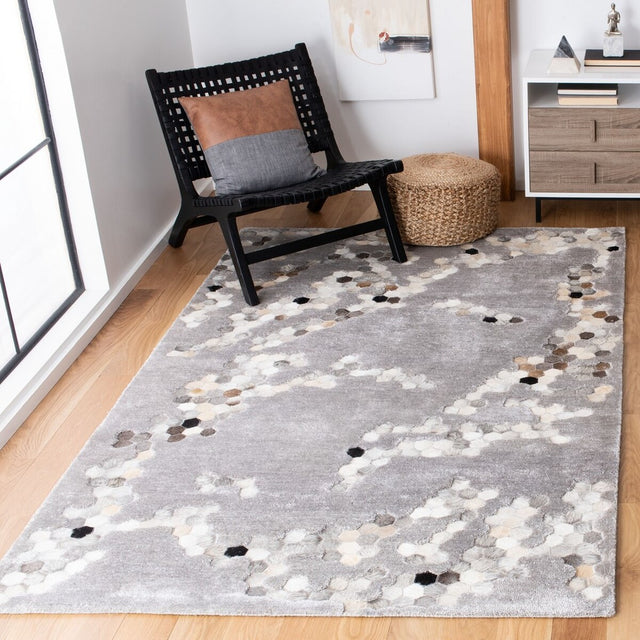 Safavieh Manhattan Man101A Grey/Ivory Rug