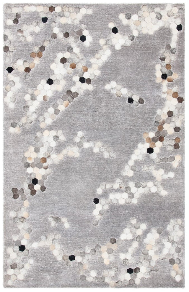 Safavieh Manhattan Man101A Grey/Ivory Rug