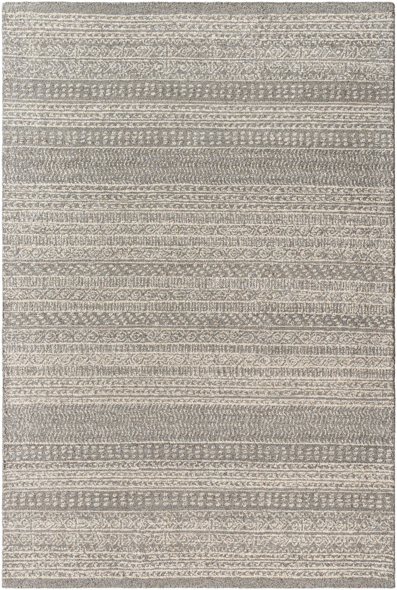 Surya Maroc Mar-2326 Ash, Sage, Pewter, Metallic - Silver, Sterling Grey Area Rug