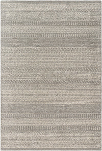 Surya Maroc Mar-2326 Ash, Sage, Pewter, Metallic - Silver, Sterling Grey Area Rug