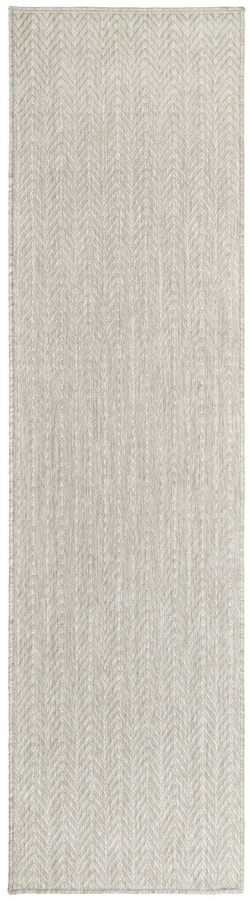 Nourison Horizon Indoor/Outdoor HOZ02 Grey Contemporary Area Rugs