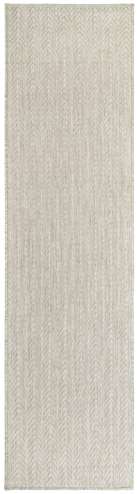 Nourison Horizon Indoor/Outdoor HOZ02 Grey Contemporary Area Rugs