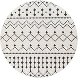 Surya Moroccan Shag Mcs-2309 Black, Charcoal, White Rugs.