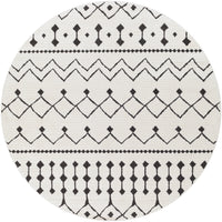 Surya Moroccan Shag Mcs-2309 Black, Charcoal, White Rugs