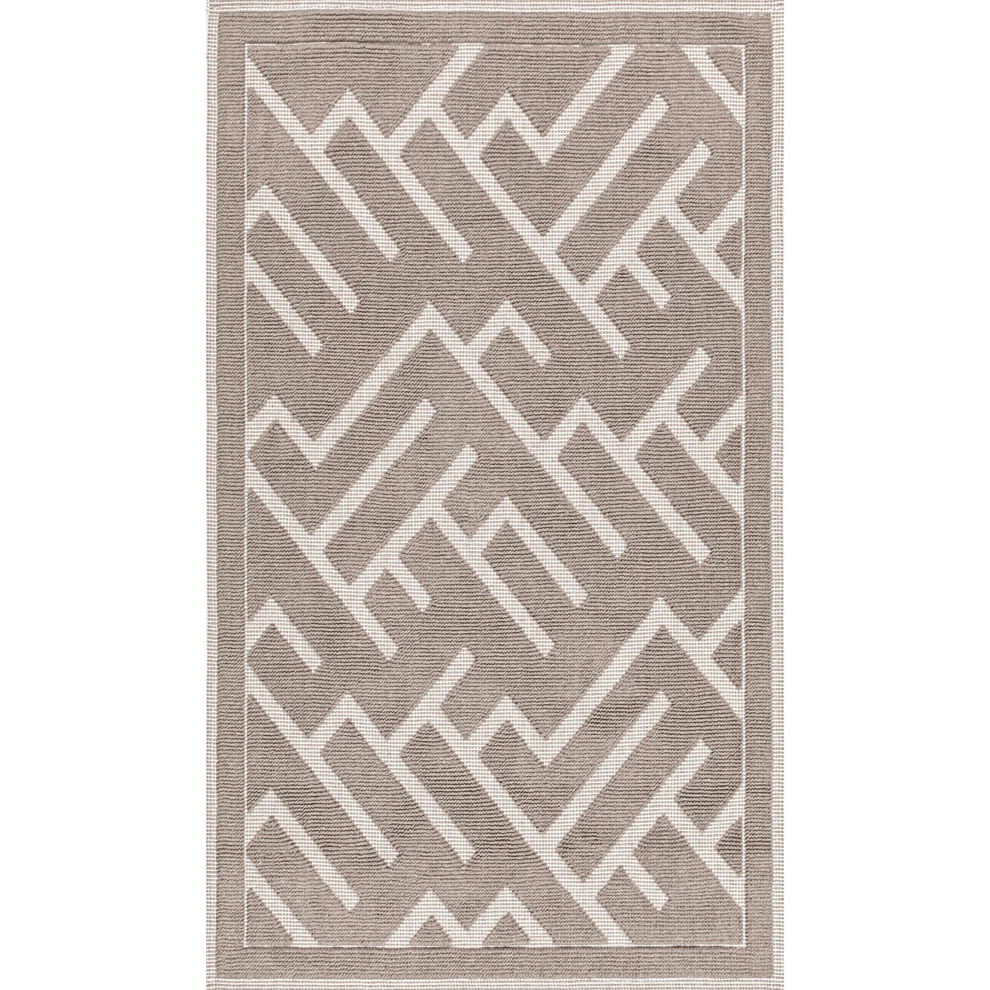 Nuloom Hudson Abstract Maze Psko02C Beige Area Rug