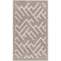 Nuloom Hudson Abstract Maze Psko02C Beige Area Rug