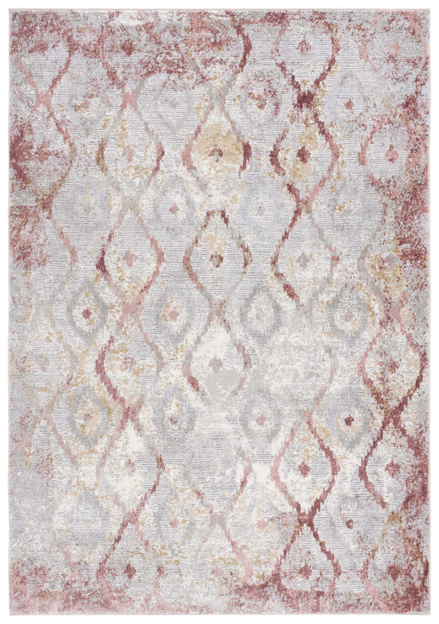 Safavieh Meadow Mdw527G Grey/Pink Rug.