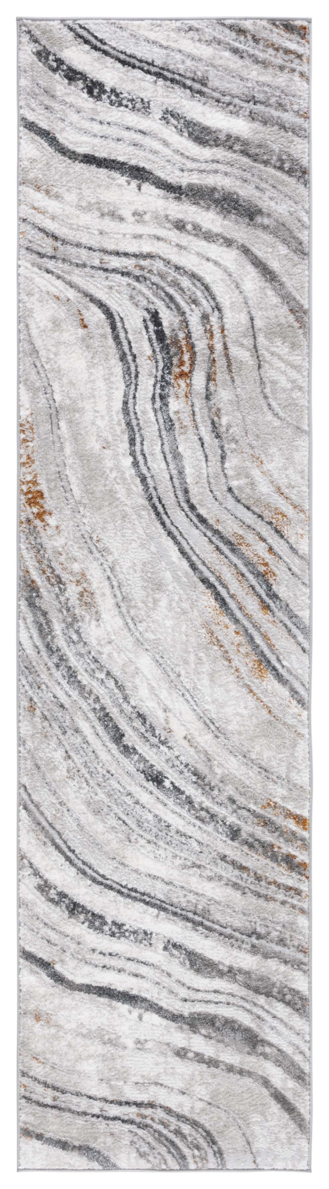 Safavieh Meadow Mdw548F Light Grey/Black Rug.