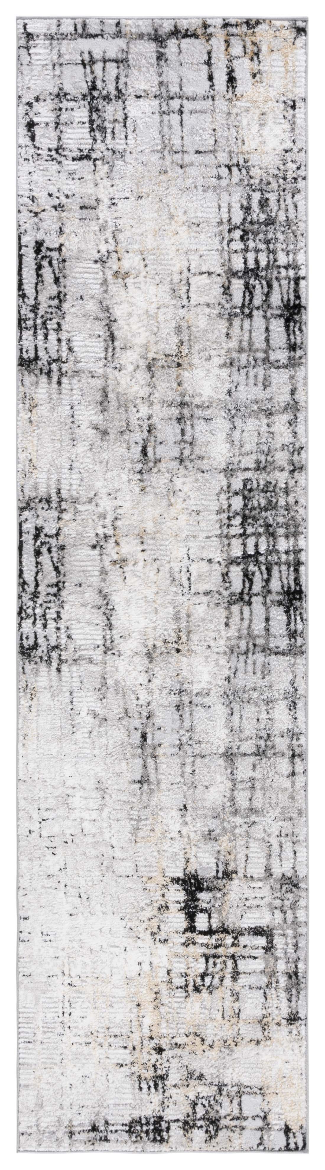 Safavieh Meadow Mdw550G Light Grey/Black Rug.