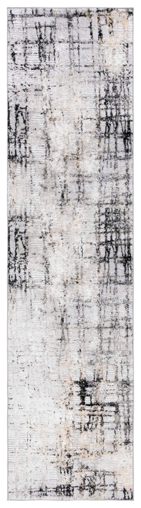 Safavieh Meadow Mdw550G Light Grey/Black Rug.