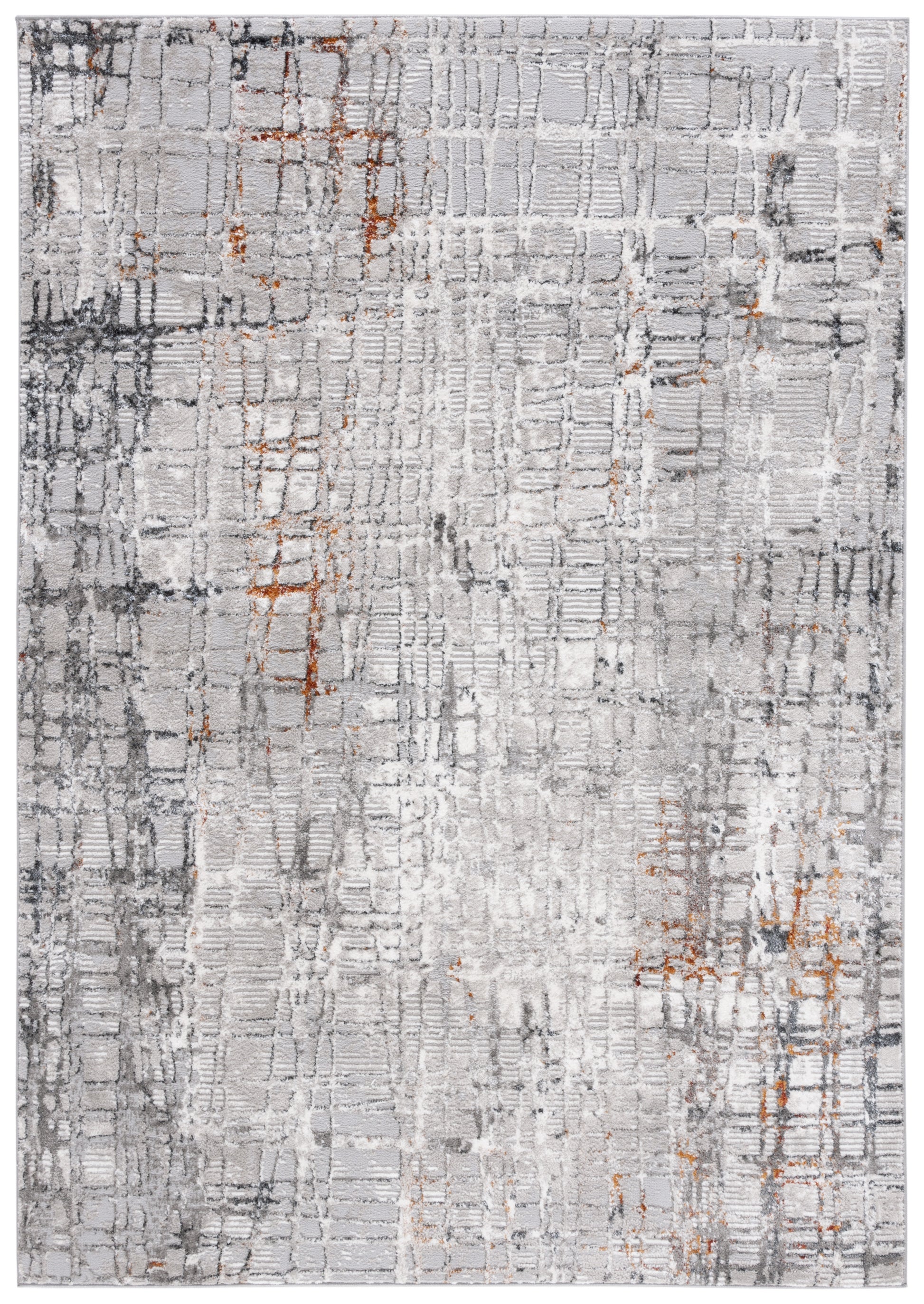 Safavieh Meadow Mdw550J Light Grey/Dark Grey Area Rug