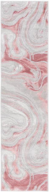 Safavieh Meadow Mdw553G Light Grey/Pink Rug.