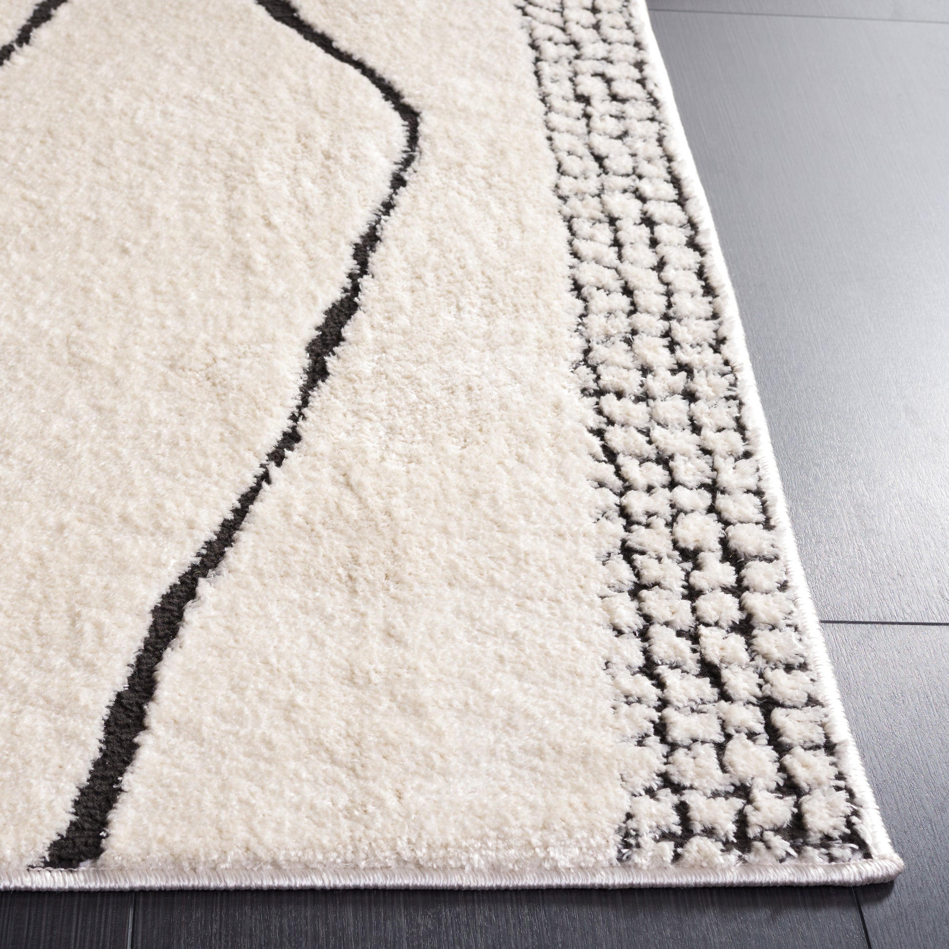 Safavieh Melody Mel104A Ivory/Black Area Rug