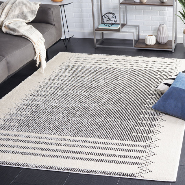 Safavieh Melody Mel106A Ivory/Black Rug.