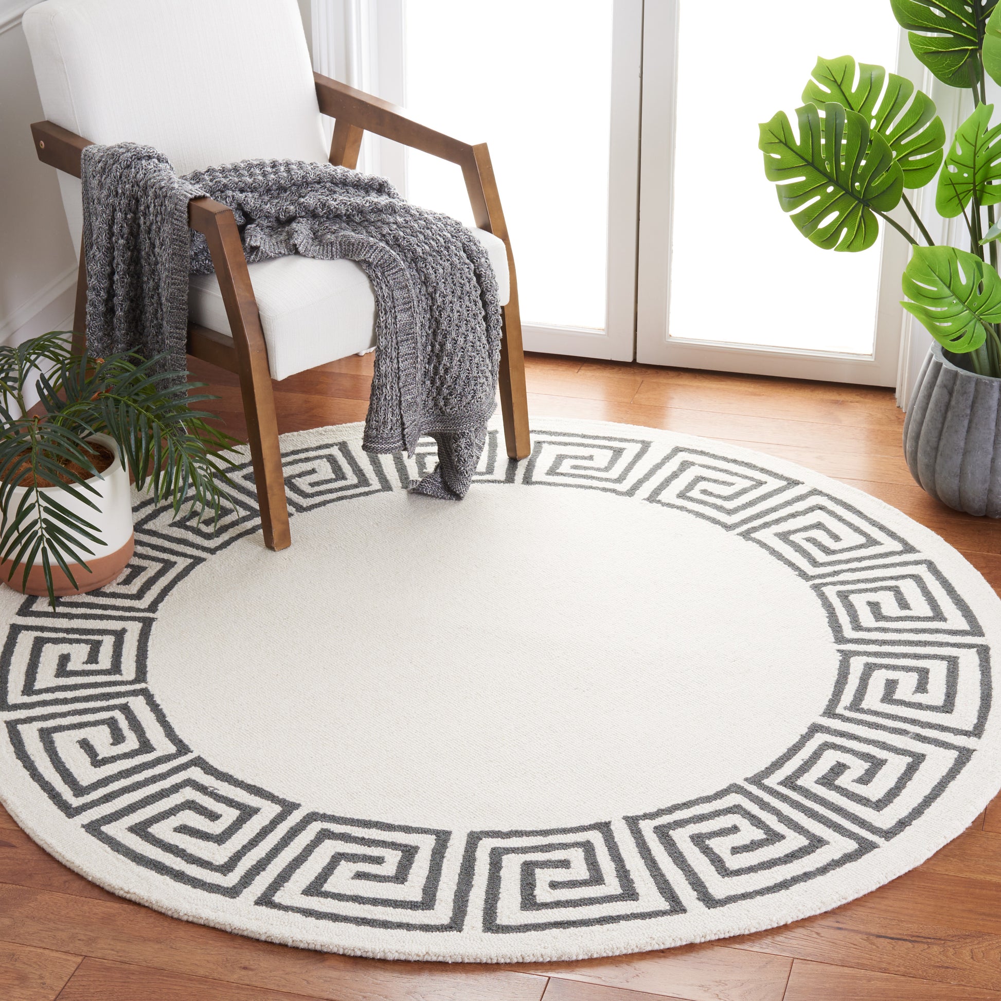 Safavieh Metro Met275F Ivory/Grey Area Rug