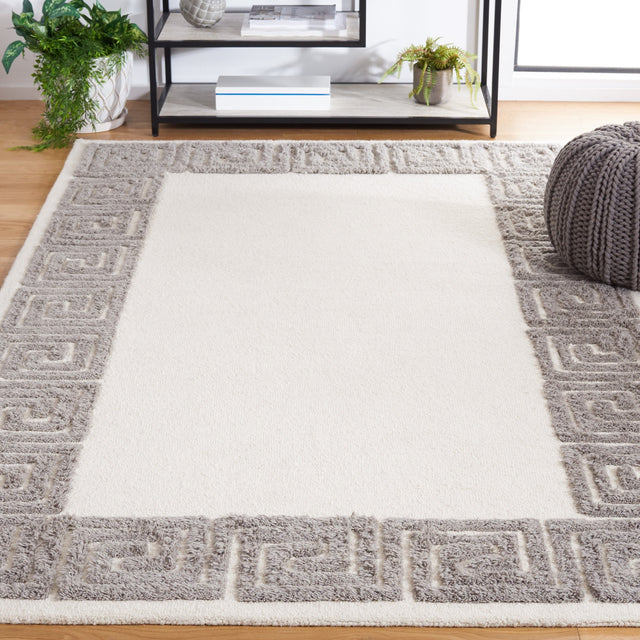 Safavieh Metro Met276F Ivory/Grey Rug.