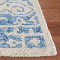 Safavieh Metro Met457M Blue/Ivory Area Rug