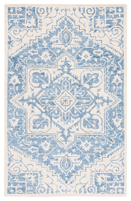 Safavieh Metro Met457M Blue/Ivory Rug.