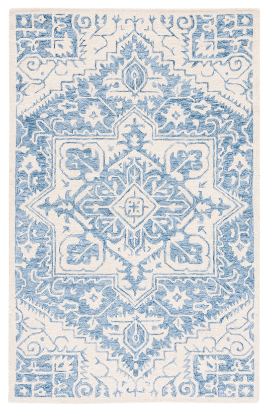 Safavieh Metro Met457M Blue/Ivory Area Rug