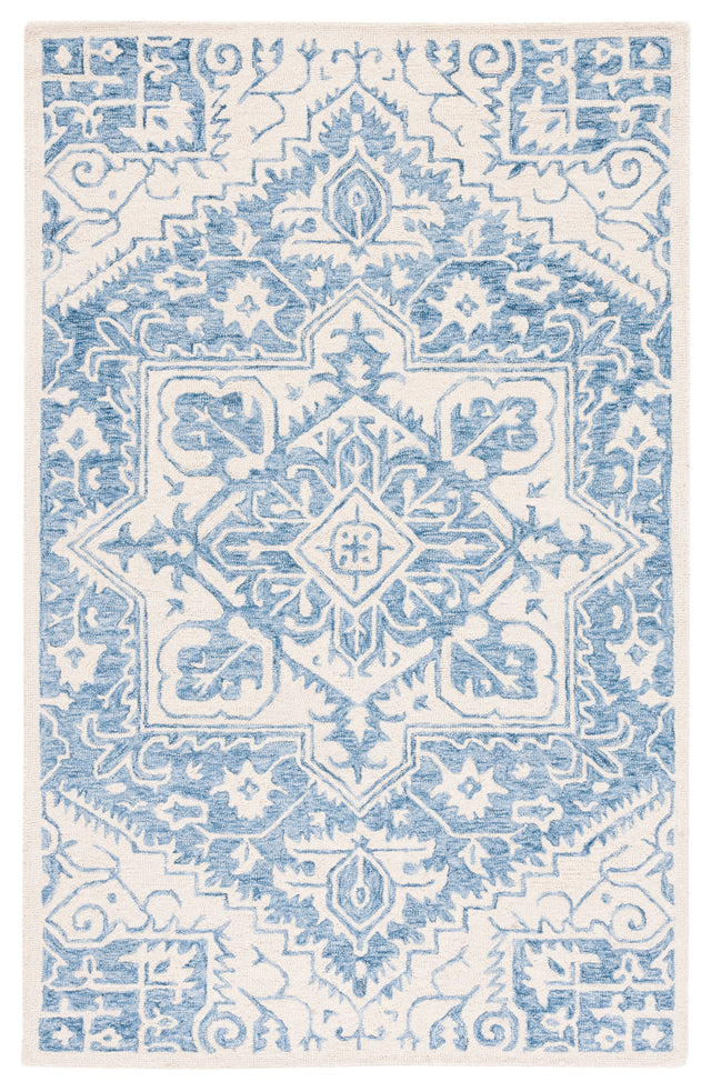 Safavieh Metro Met457M Blue/Ivory Rug.