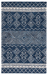 Safavieh Metro Met459N Navy/Ivory Rug.