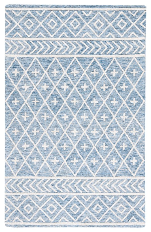 Safavieh Metro Met460M Blue/Ivory Area Rug